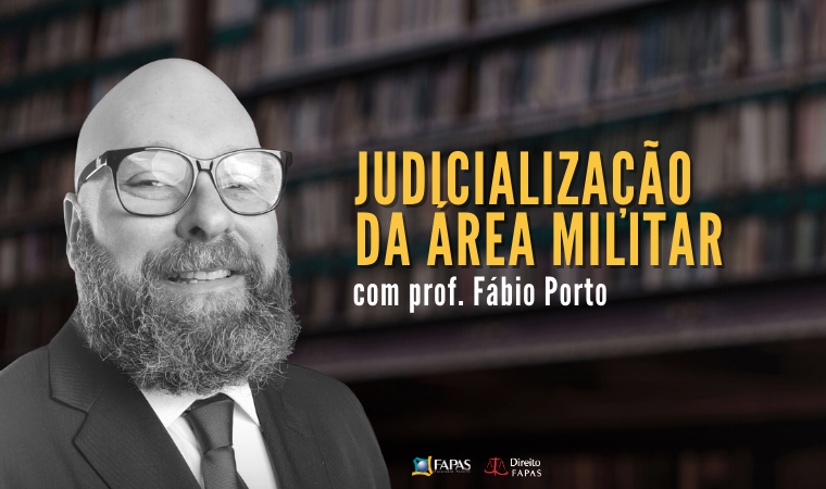 Fábio Porto é o convidado da Aula Aberta de lançamento da pós-graduação em Direito Militar