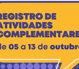 Abertura do período para o Registro de Atividades Complementares