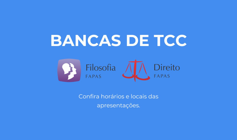 Bancas de TCC: confira horários das apresentações do Direito e da Filosofia