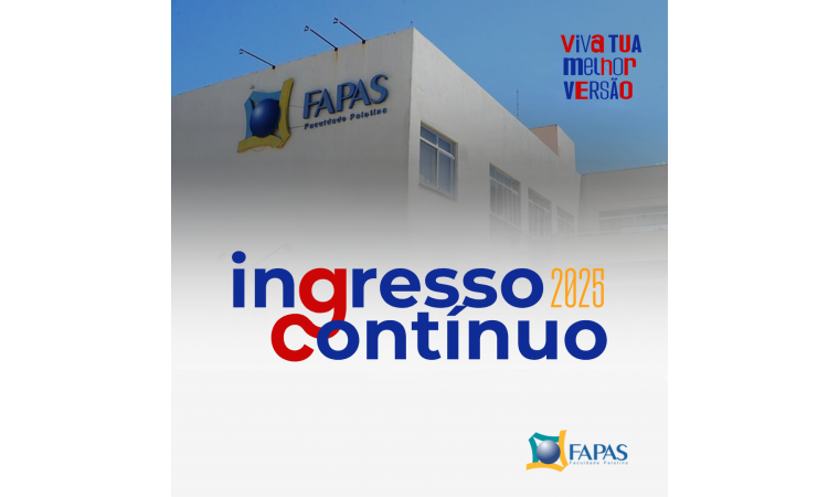 Inscrições abertas para Graduação Presencial Fapas 2025