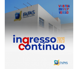 Inscrições abertas para Graduação Presencial Fapas 2025