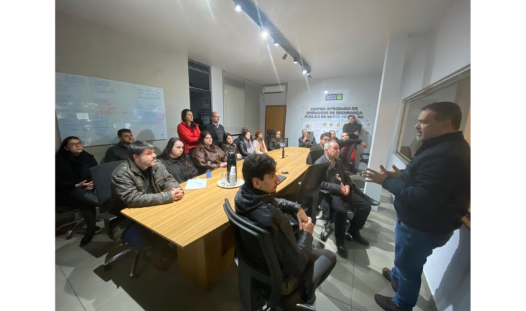 Estudantes de Direito da FAPAS realizam visita técnica ao CIOSP de Santa Maria