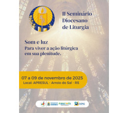Inscrições abertas para o II Seminário Diocesano de Liturgia