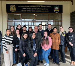Curso de Direito realiza visita técnica à Penitenciária Estadual de Santa Maria