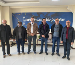 Faculdade Palotina recebe visita institucional do Diretor da Unilasalle e chefe de gabinete em Santa Maria