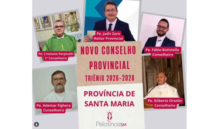 Diretor da FAPAS é nomeado Provincial dos Palotinos em Santa Maria