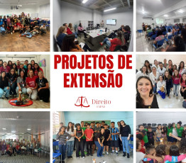 Acadêmicos de Direito promovem ações comunitárias na disciplina de Práticas Restaurativas