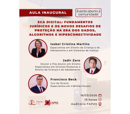 Aula inaugural da FAPAS debate desafios do ECA na era digital