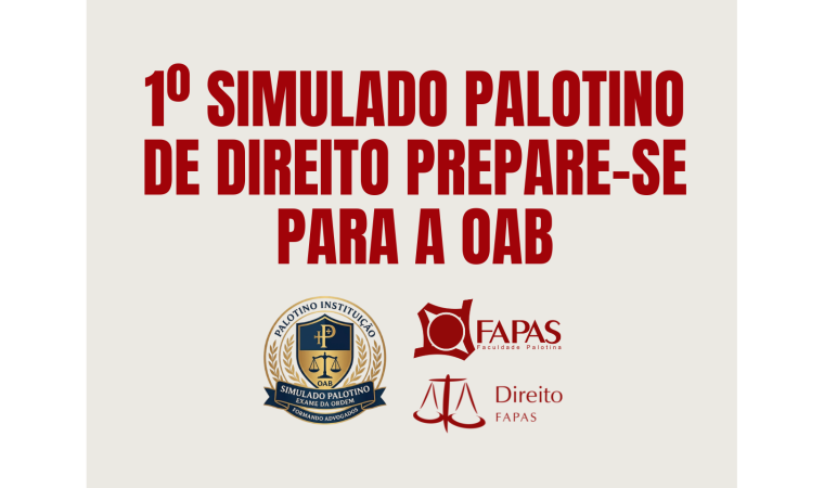 1º Simulado Palotino de Direito Prepare-se para a OAB